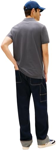 Detalle 2 de Tommy Jeans TJM Slim Placket Polo M gris lavado M