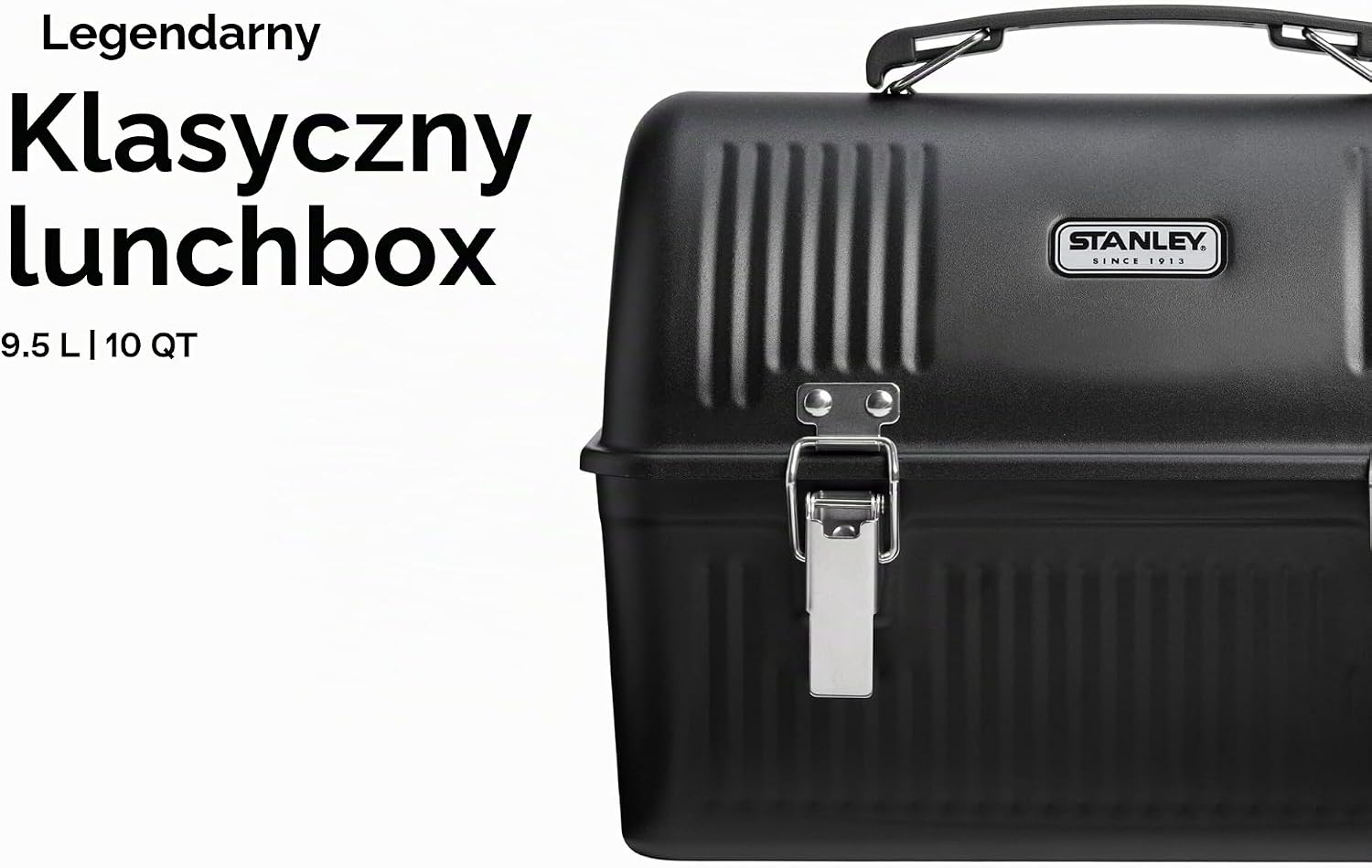 Thumbnail 2 de Stanley 1913 Classic Lunch Box 9,5 l Black 2.0 – lunchbox z uchwytem