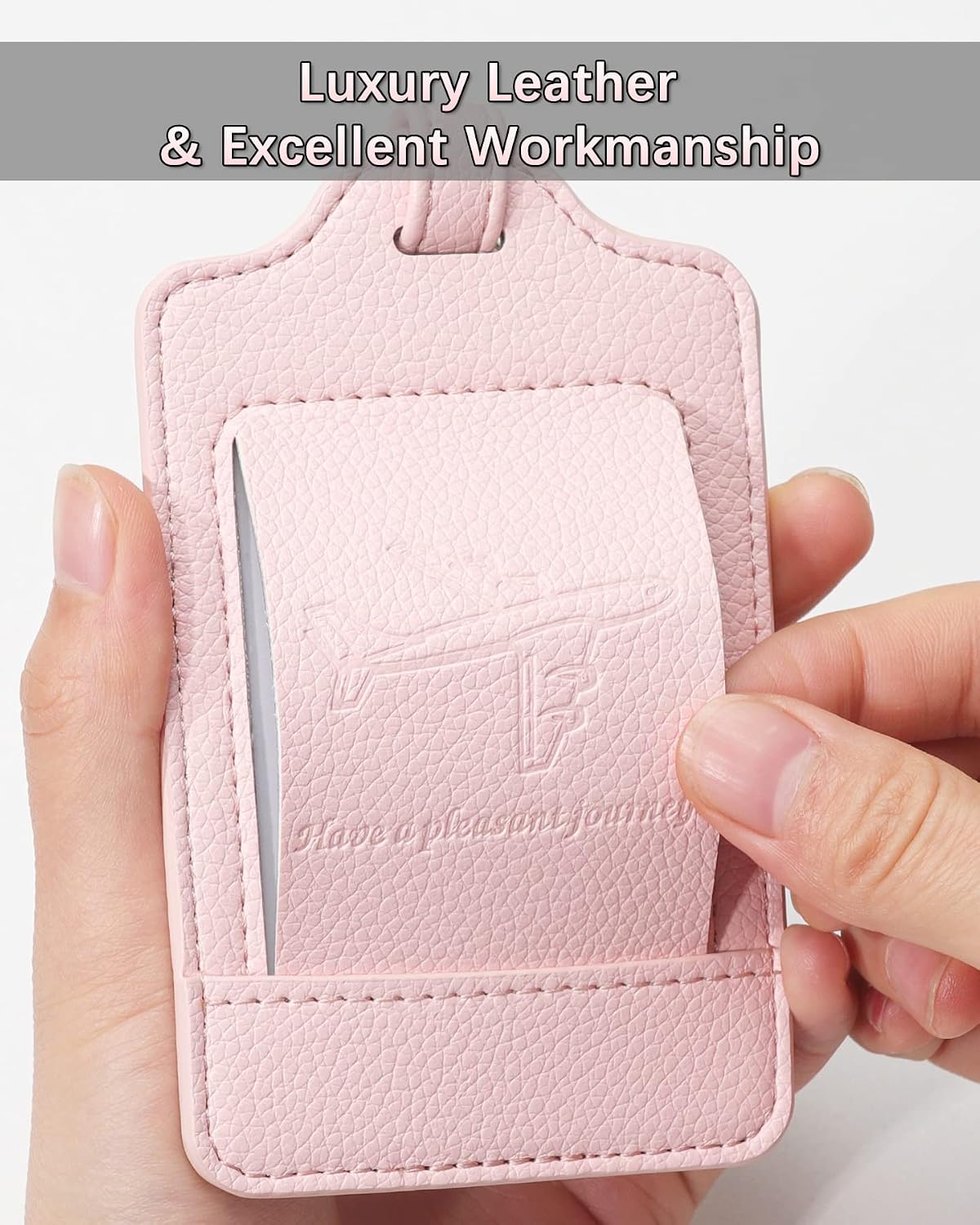 Detalle 2 de Teskyer 3 Pack Luggage Tags 2.7 x 4.2 in