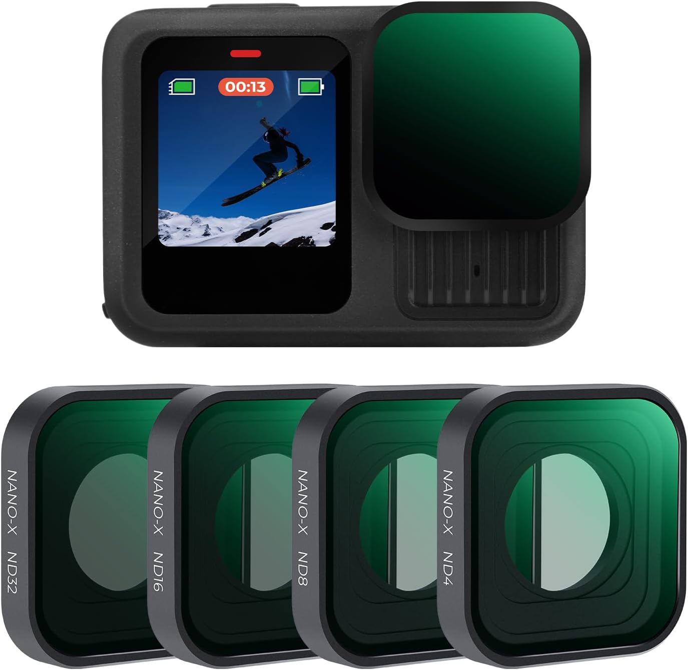 Detalle 2 de K&F CONCEPT ND Filter Set GoPro Hero 13