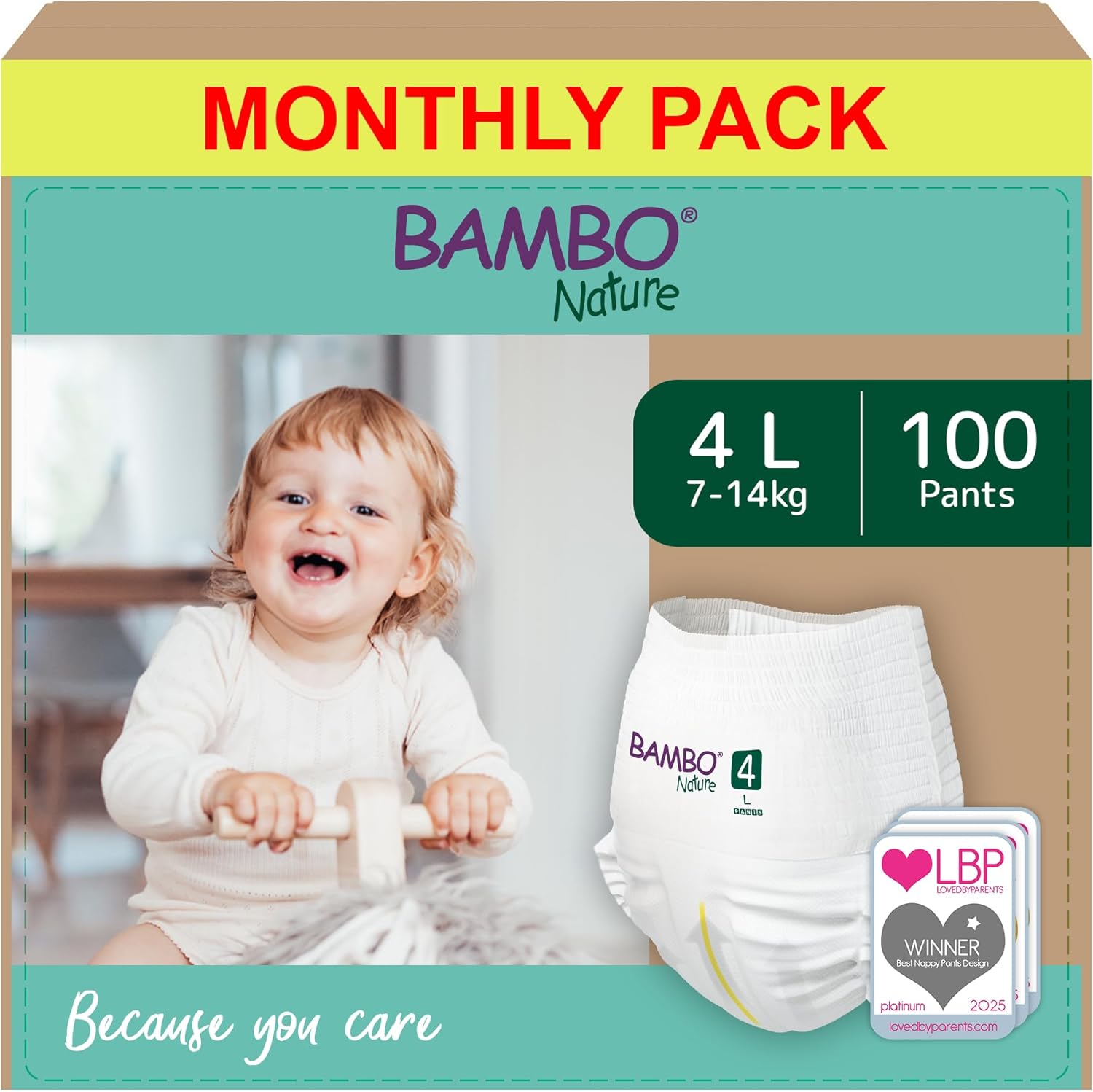 Thumbnail 6 de Bambo Nature Premium Training Pants (Pull Ups), Size 5 (12–18 kg) – XL, 95 pack
