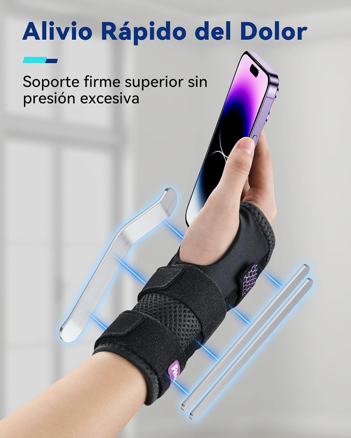 Detalle 2 de Fitomo Muñequera Tendinitis con 3 férulas
