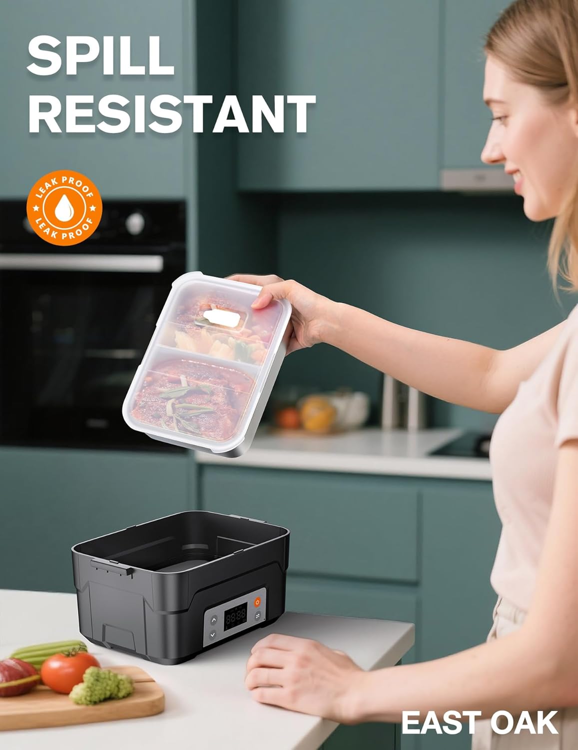 Thumbnail 4 de EAST OAK XL 6.3-Cup Cordless Lunch Box 🍱