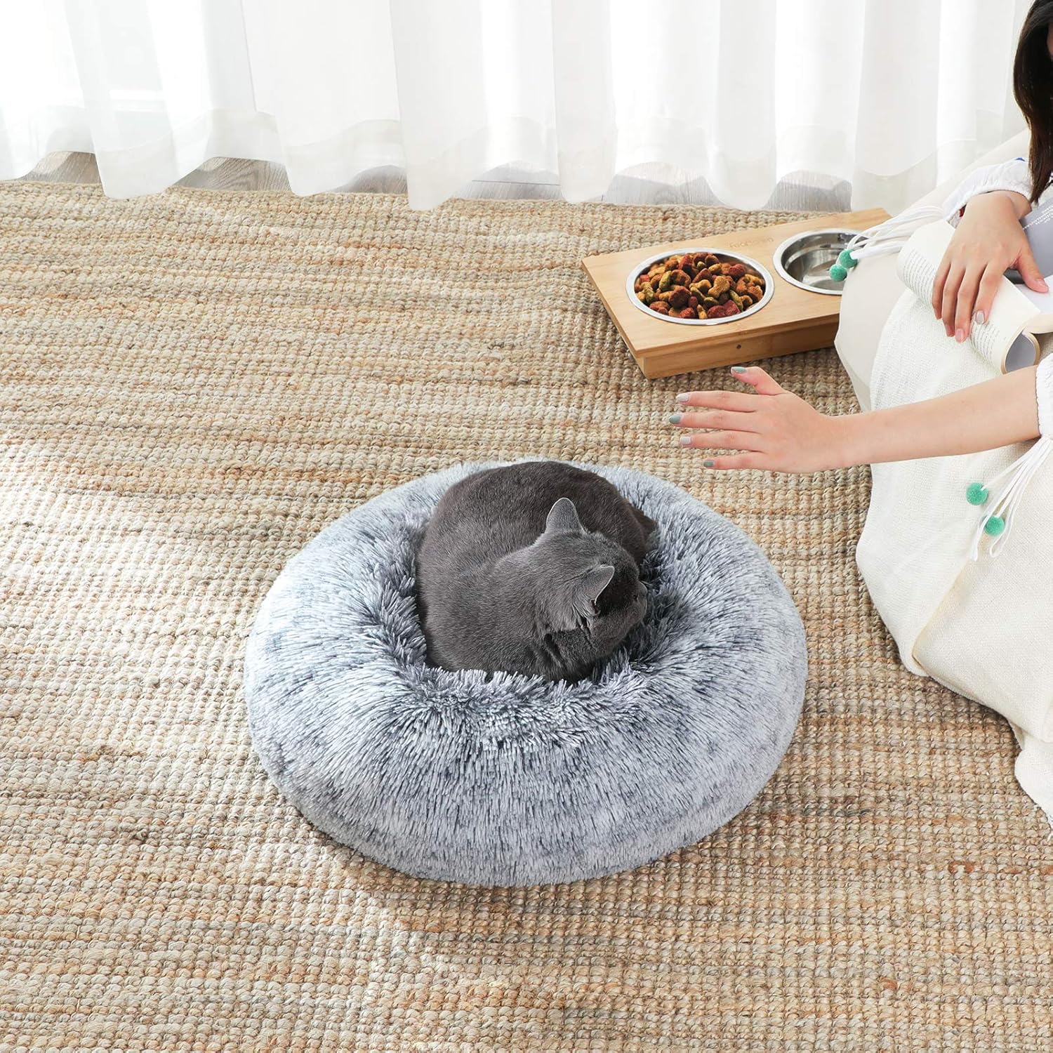 Thumbnail 2 de Feandrea PGW037G01 Fluffy Dog Bed