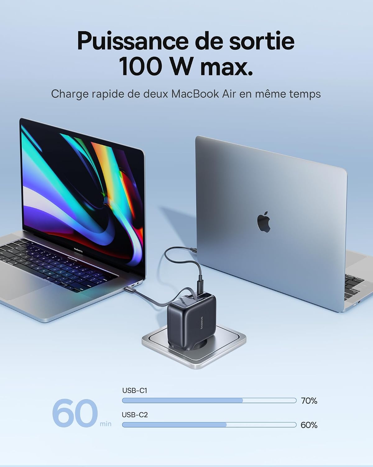 Detalle de Baseus Enercore chargeur USB-C 100 W