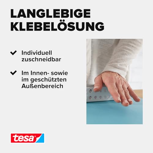 Thumbnail 5 de tesa Powerbond Ultra Strong Montageband – doppelseitiges Klebeband 1,5 m, extra stark