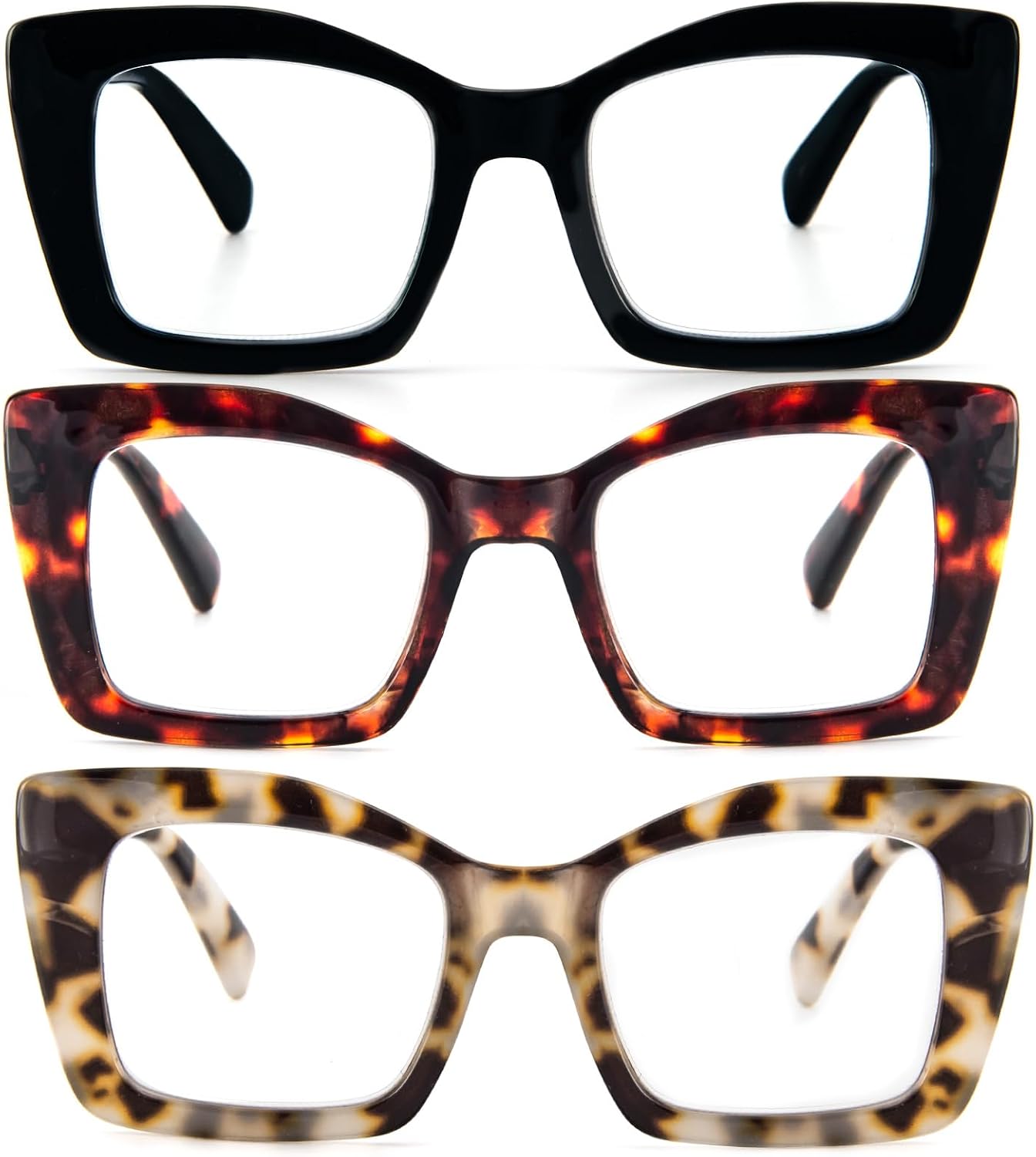 Detalle 2 de MMOWW Oversized Reading Glasses 3 Pack