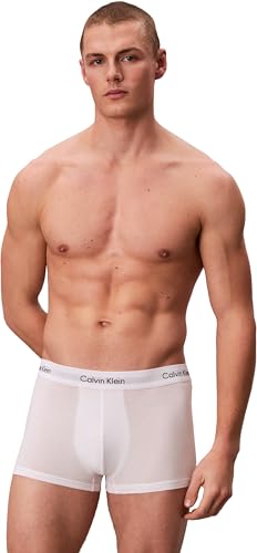 Detalle 1 de Calvin Klein Uomo Boxer a Vita Bassa (3 pezzi) - Cotone Elasticizzato Multicolore