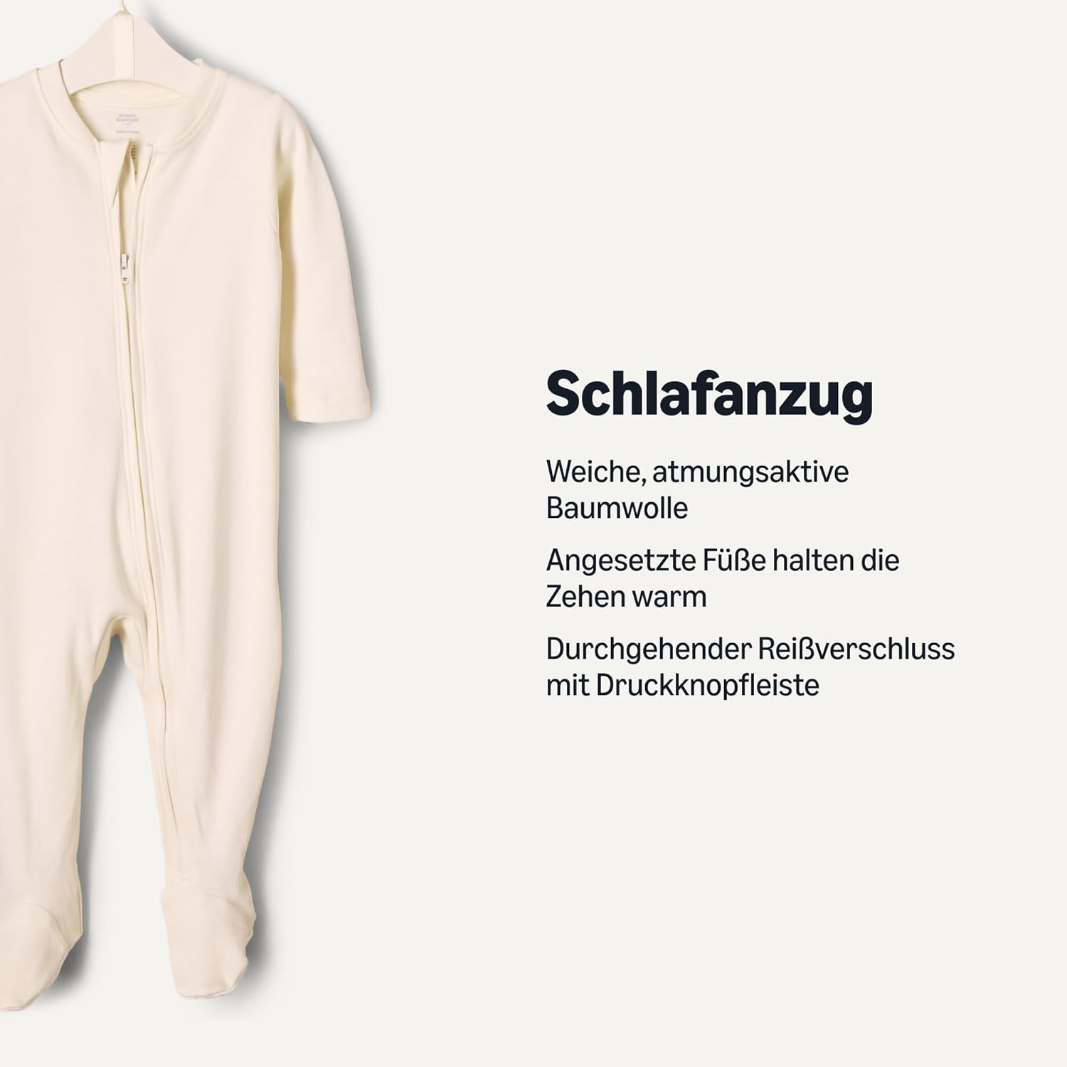Thumbnail 1 de Amazon Essentials x Sofia Grainge Unisex Baby-Schlafanzug mit Füßen, 2er-Pack aus Baumwolle