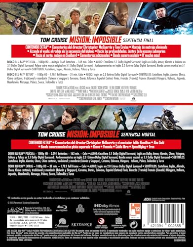 Detalle 2 de Mision Imposible 7+8 (Blu-ray + Extras) Pack | Dead Reckoning y The Final Reckoning en 4 discos