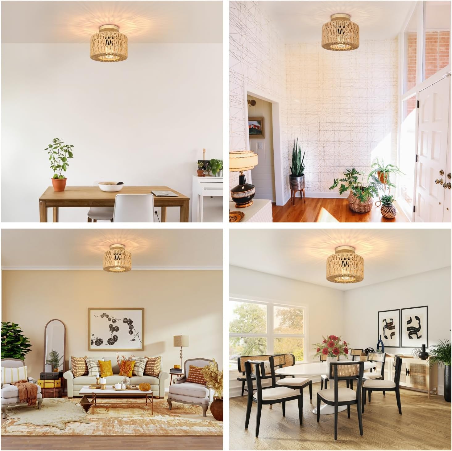 Thumbnail 4 de FRIDEKO HOME Deckenlampe Boho 3-flammig