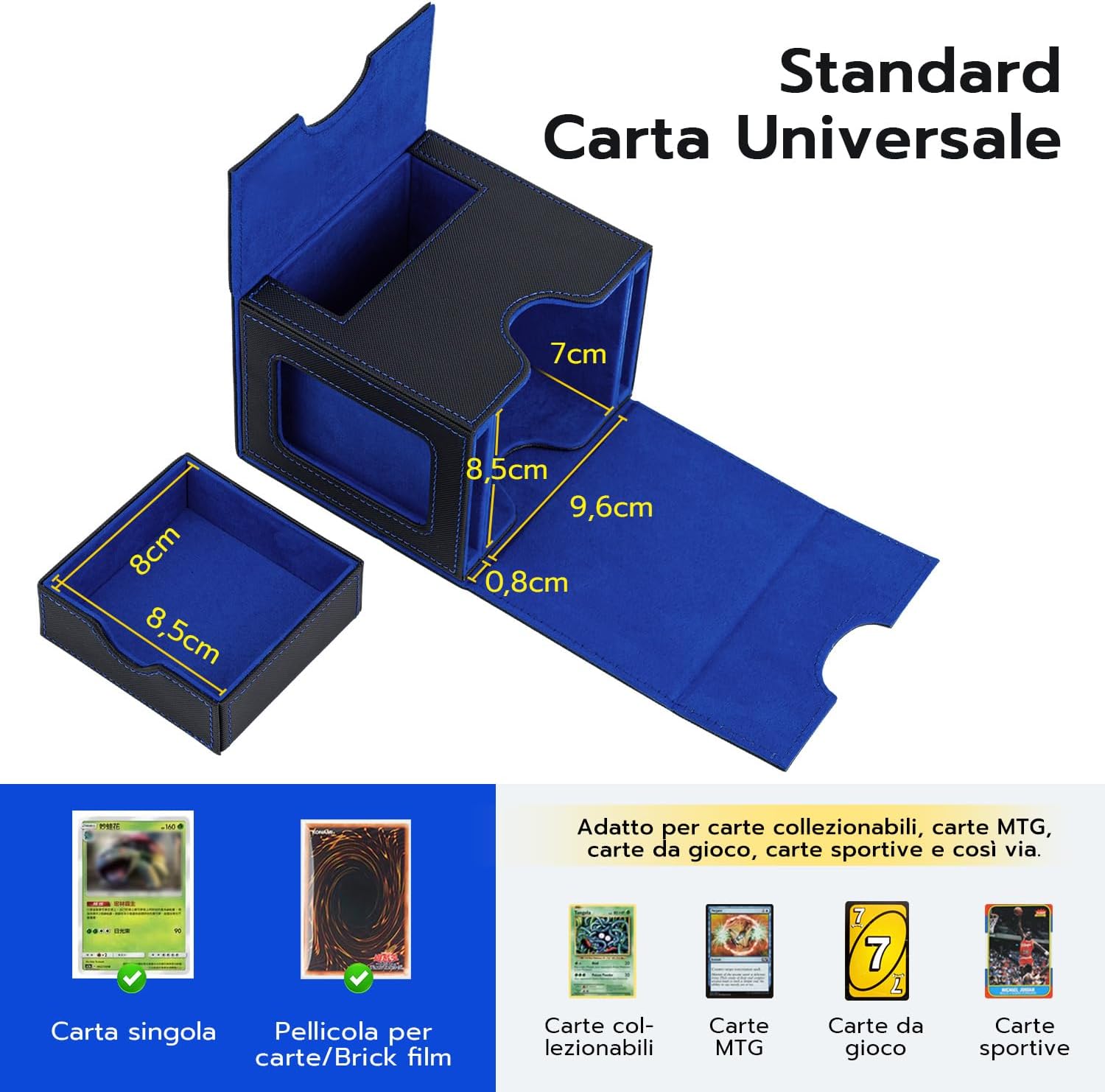Detalle 1 de Tolesum Commander Deck Box 180+ carte