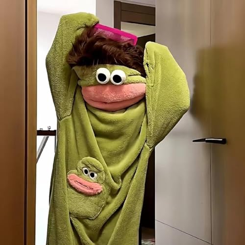 Thumbnail 1 de Generic Green Monster Onesie Pyjamas, Plush Hooded One-Piece
