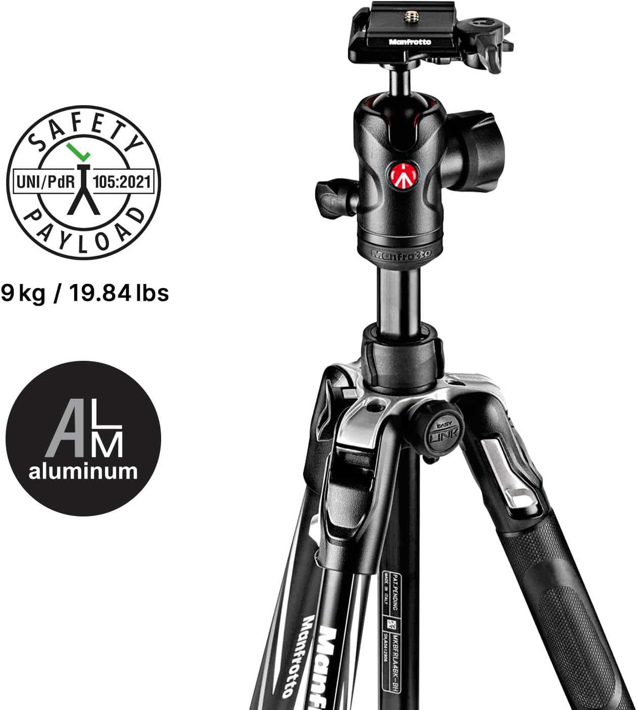 Thumbnail 2 de Manfrotto Befree Advanced Kamerastativ-Set mit Hebelklemme und 494 Kugelkopf (Reisestativ für DSLR & spiegellos)