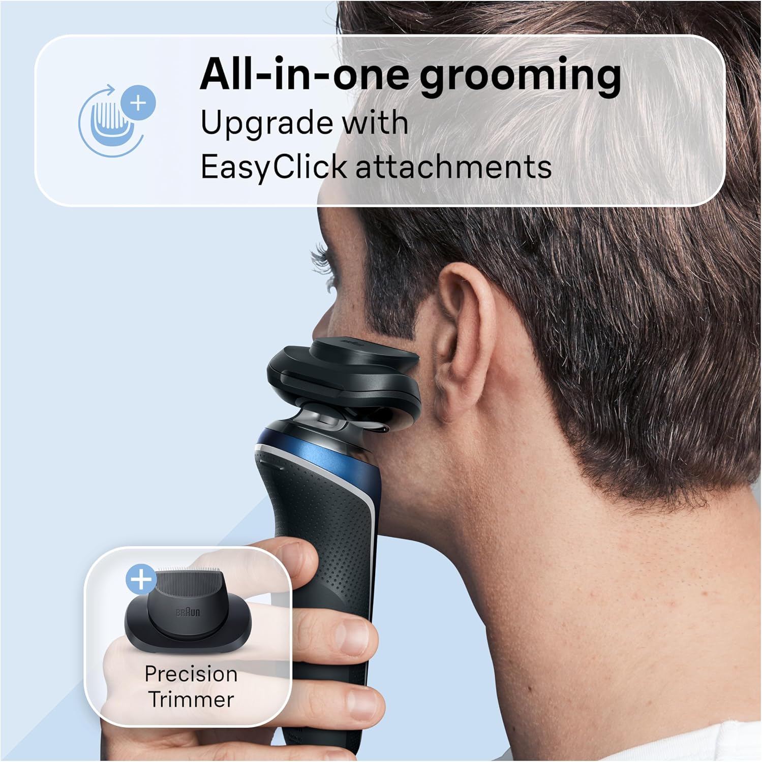 Detalle 1 de Braun Series 6 62-B7200cc Electric Shaver, Wet/Dry with Precision Trimmer