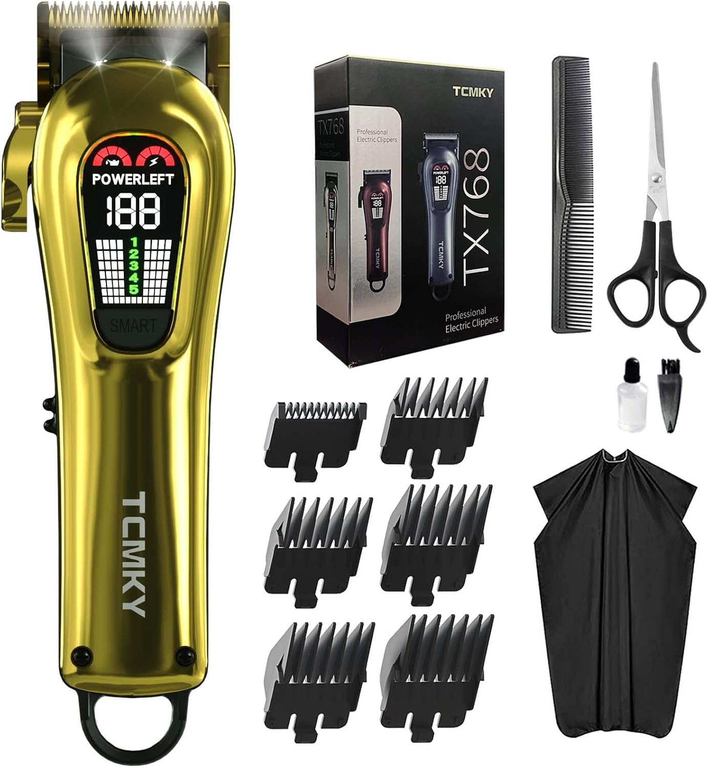 Thumbnail 6 de TCMKY Hair Clippers for Men: Cordless & Corded Barber Clippers for Home Grooming