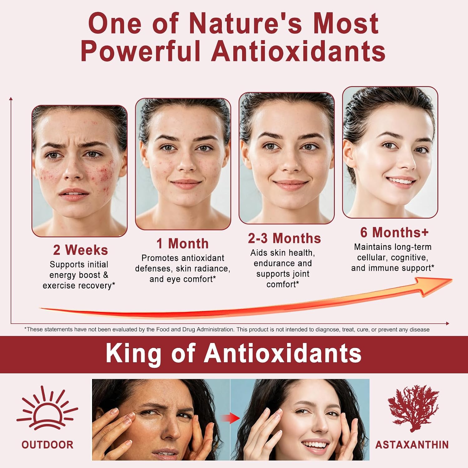 Detalle de LTQXGT Astaxanthin Softgels, 24 mg