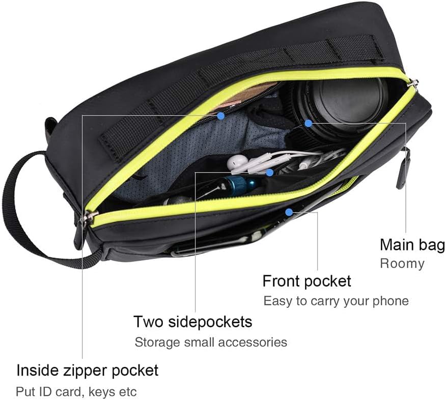 Thumbnail 2 de SANRUI Bike Handlebar Bag (1680D polyester) – front crossbar storage for MTB, road and commuting
