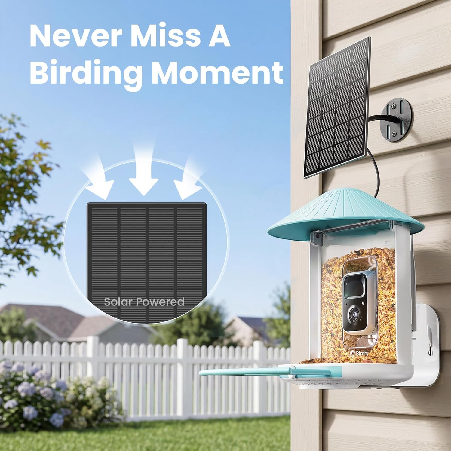 Thumbnail 5 de NETVUE by Birdfy Smart Bird Feeder with 2K HD AI Camera (Solar Powered, Wireless)