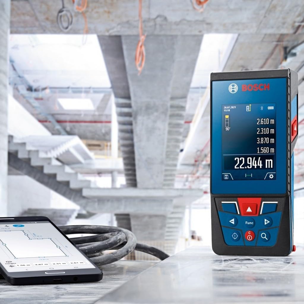 Thumbnail 4 de Bosch Professional Laser-Entfernungsmesser GLM 100-25 C mit integrierter Kamera – IP54, Reichweite bis 100 m