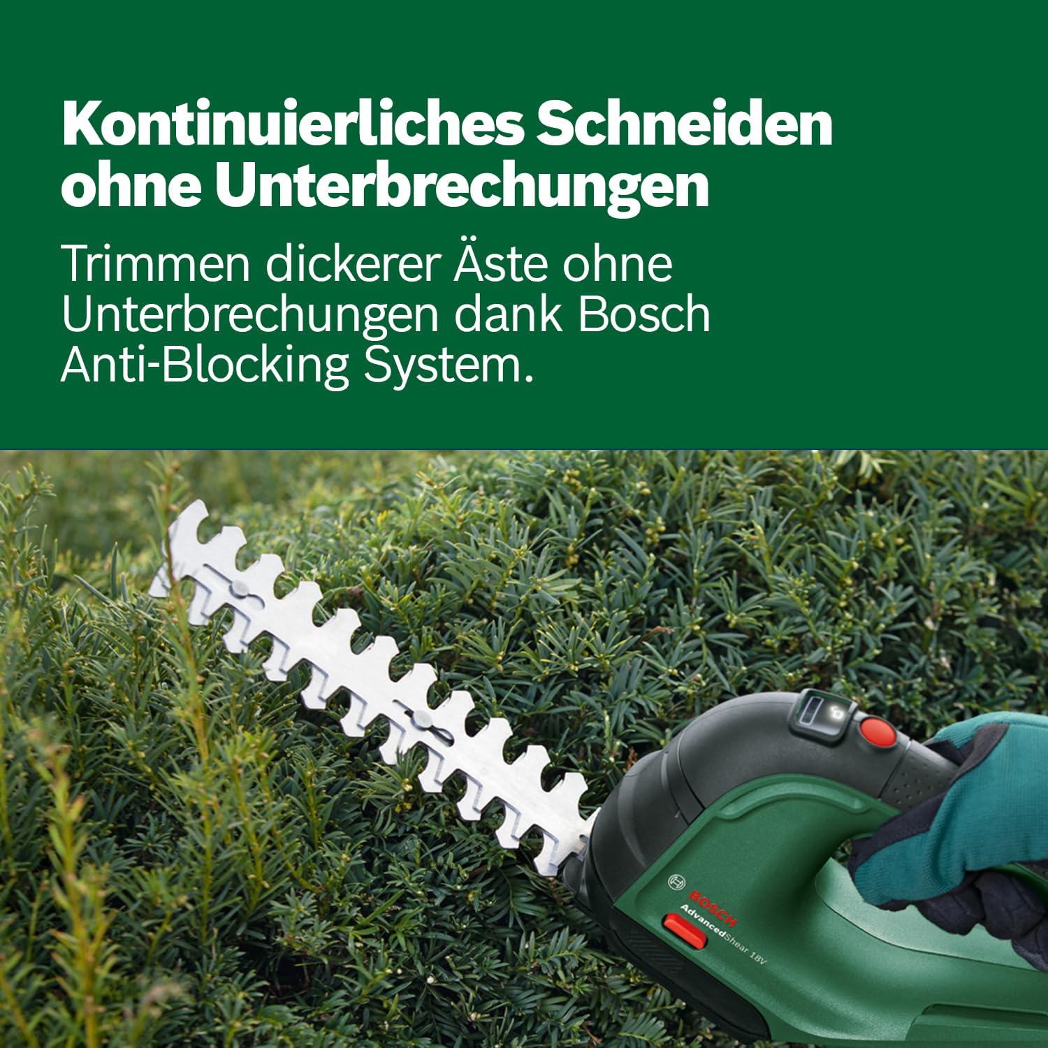 Thumbnail 4 de Bosch Akku-Grasschere AdvancedShear 18V-10 (mit 1× Akku 2,0 Ah) – bis 85 m² pro Akkuladung