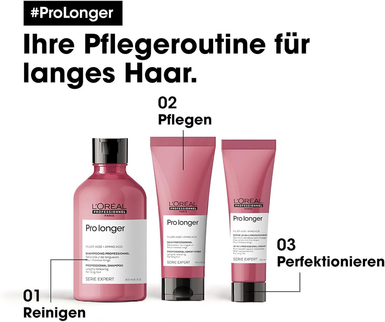 Thumbnail 5 de L'Oréal Professionnel Paris Pro Longer Expert Series Après-shampooing renouveau pour cheveux longs clairsemés 200 ml