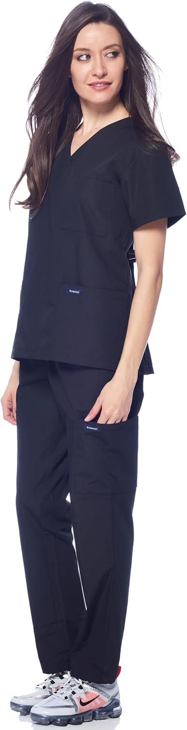 Thumbnail 2 de Dagacci Scrubs Medical Uniform Set 5-Pocket Top & Pants