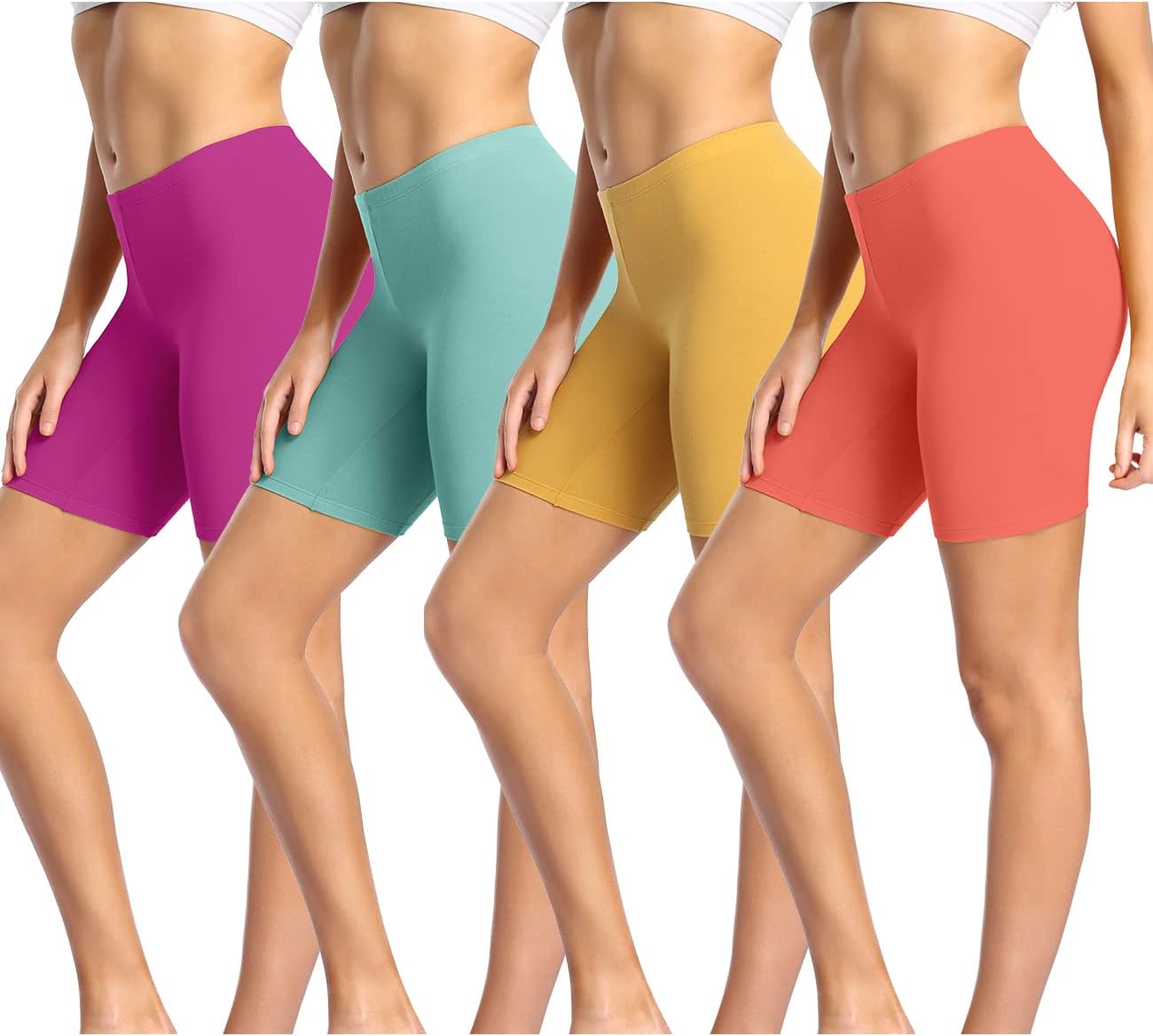 Thumbnail 6 de wirarpa Women's Cotton Boy Shorts Underwear: Anti-Chafing, Soft, 4-Pack