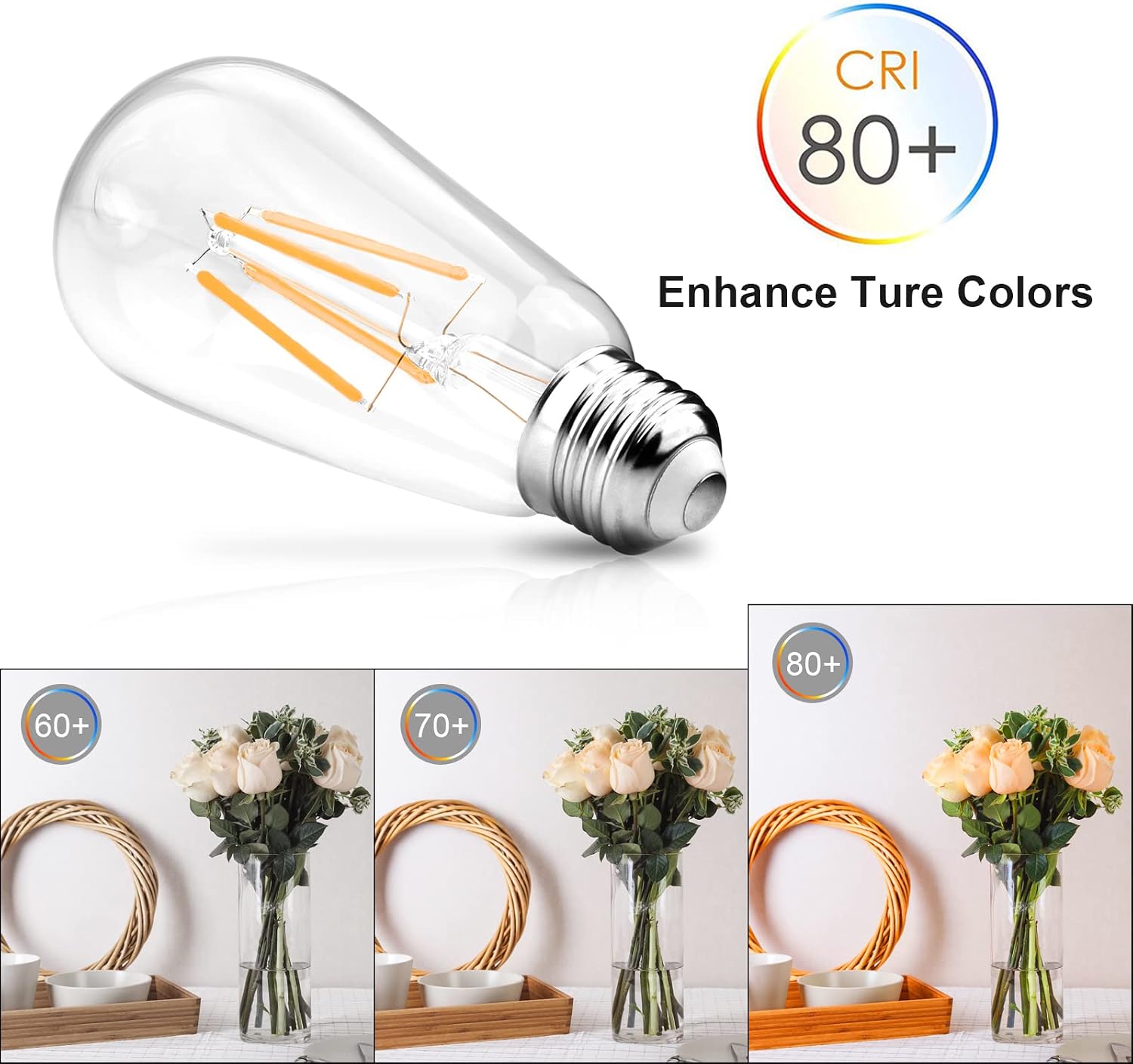 Detalle 2 de Ascher LED Edison Bulbs 6W