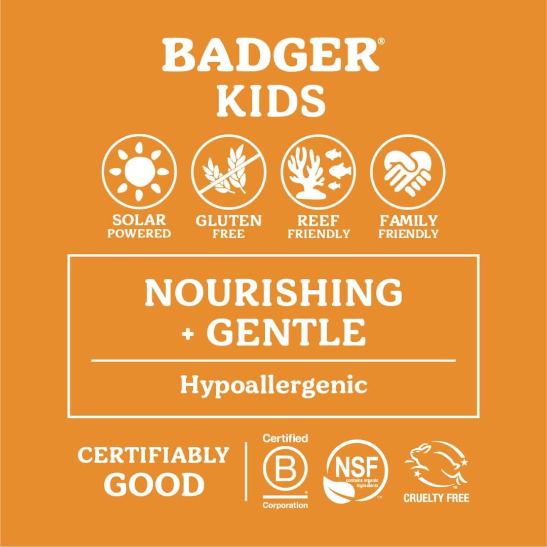 Thumbnail 4 de Badger Kids Organic Mineral Sunscreen SPF 30 with Zinc Oxide (87ml)