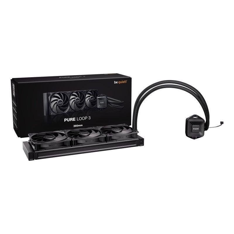 Detalle 2 de Be quiet! Pure Loop 3 360mm: refrigeración líquida AIO para rendimiento silencioso y alto rendimiento