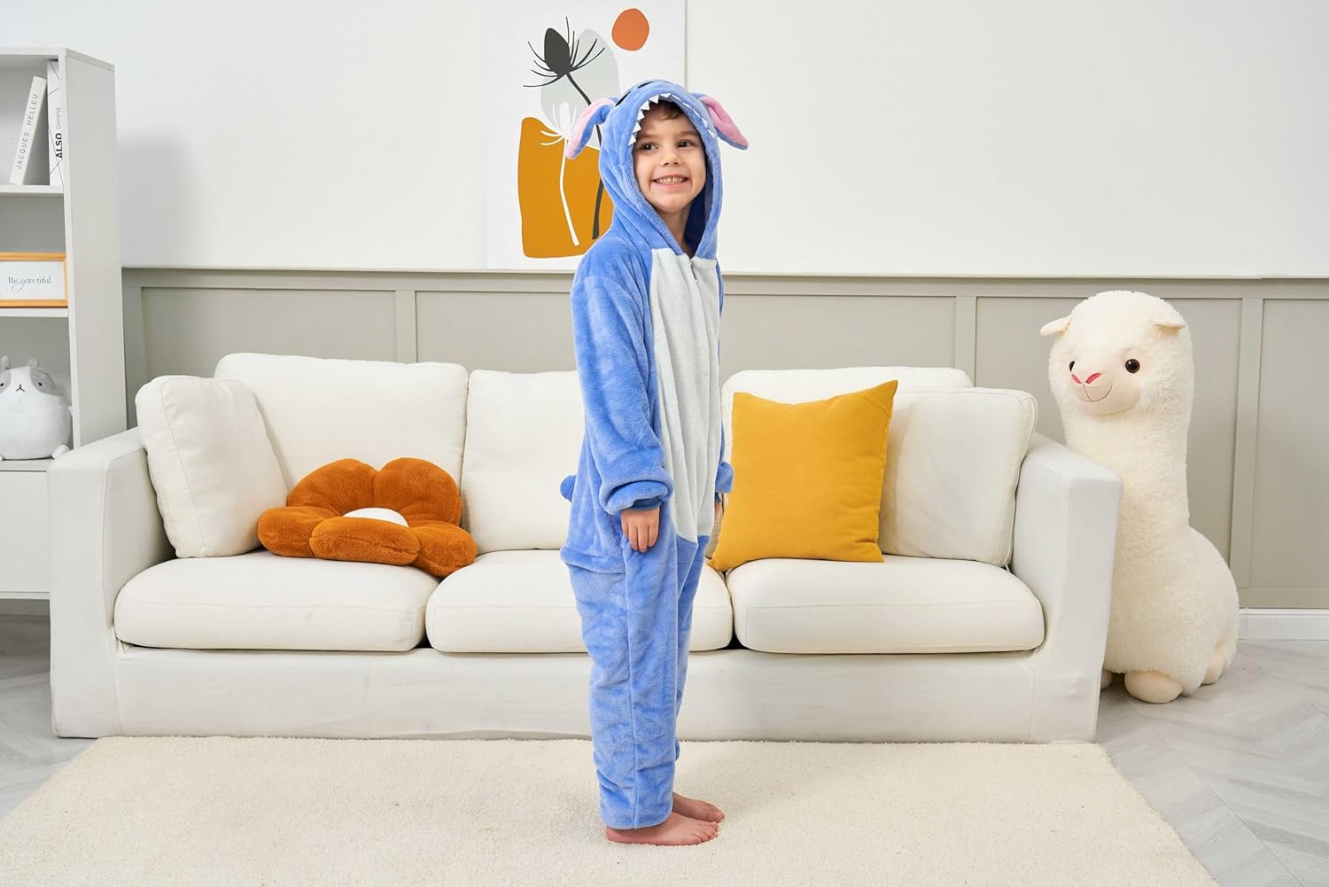 Detalle de Todler Ctpy Unisex Animal Onesie Pajamas