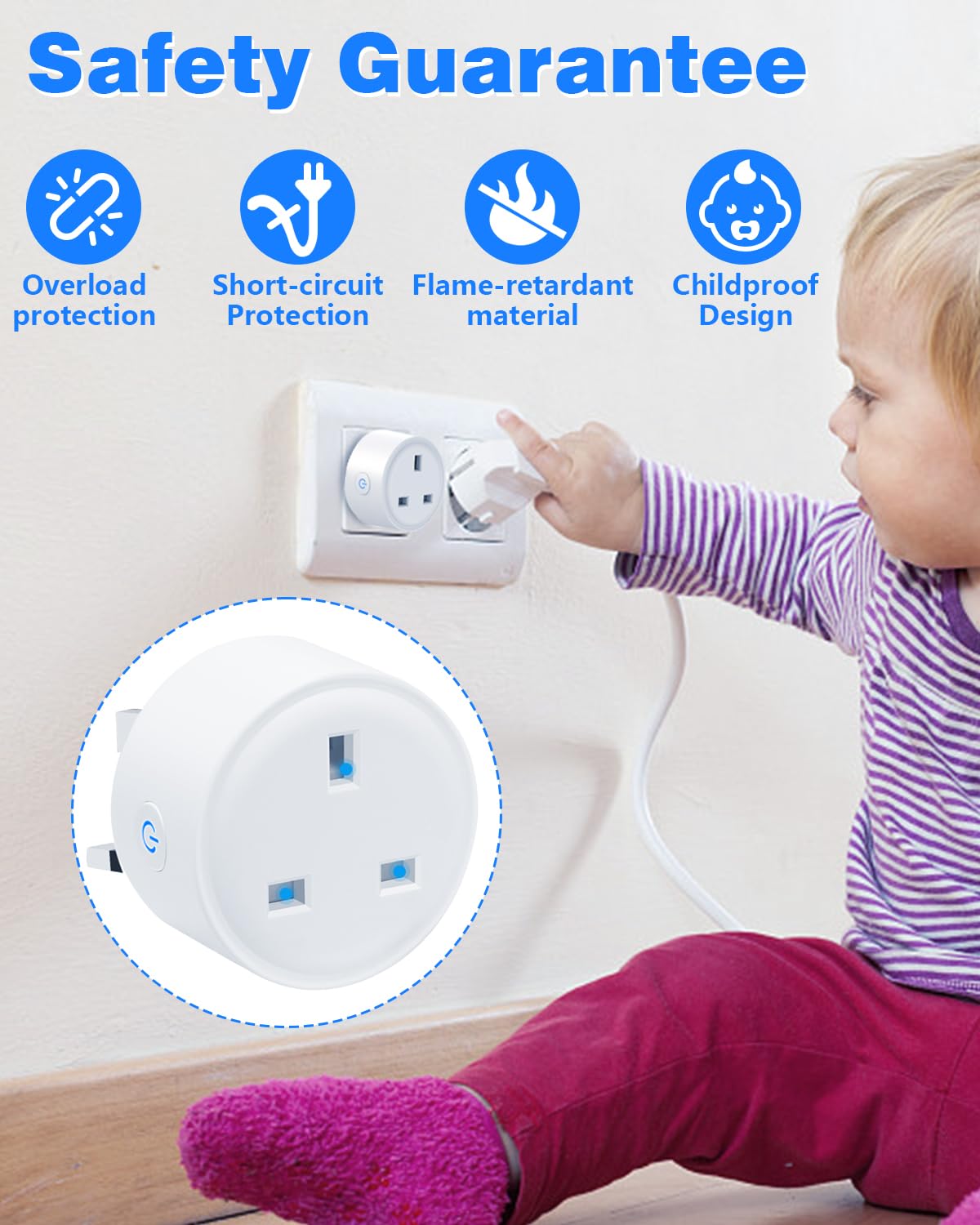 Detalle 2 de Avatar Smart Plug 4 Pack for Alexa & Google Home ⌘