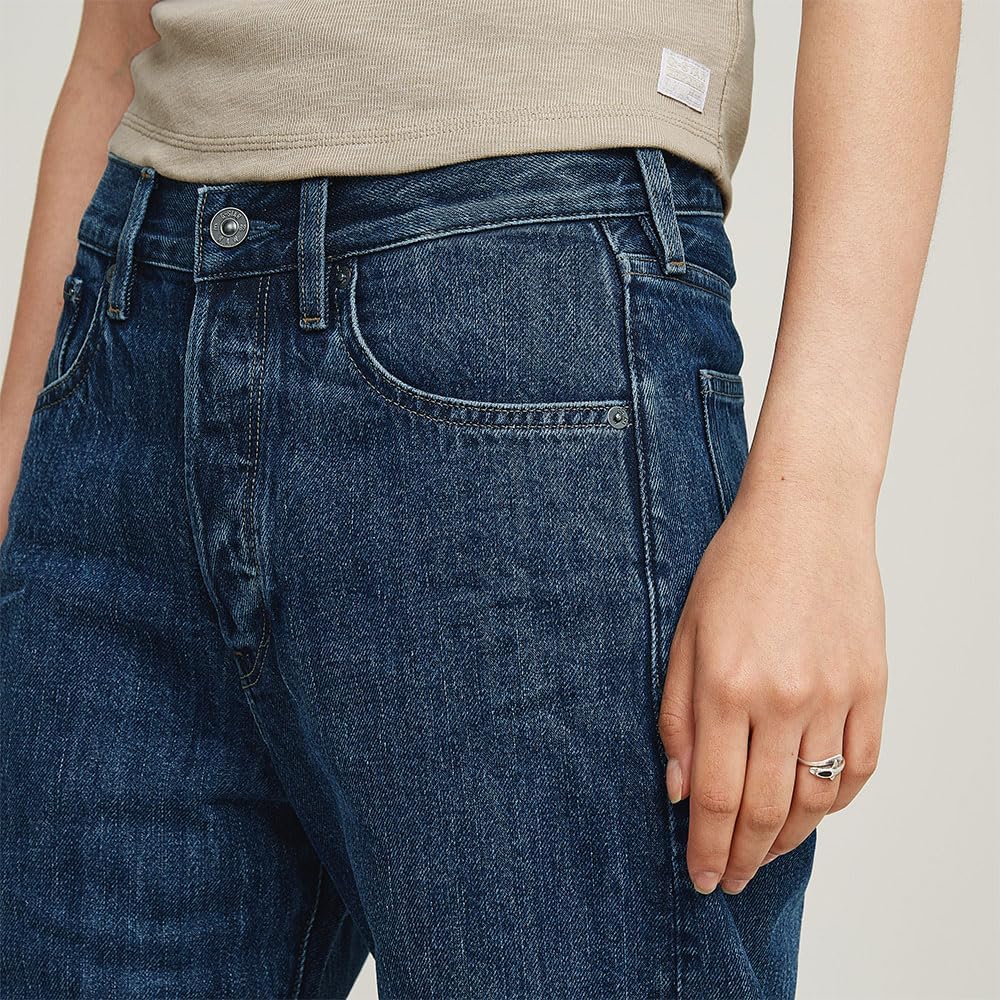 Detalle de G-Star Femmes Bowey 3D Boyfriend Jeans – Le mélange confort et style décontracté