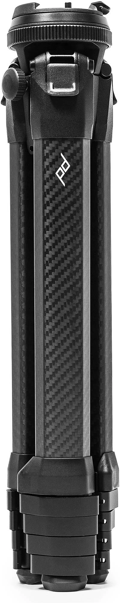 Detalle 2 de Peak Design Travel Tripod Carbon – kompaktes, stabiles Reisestativ