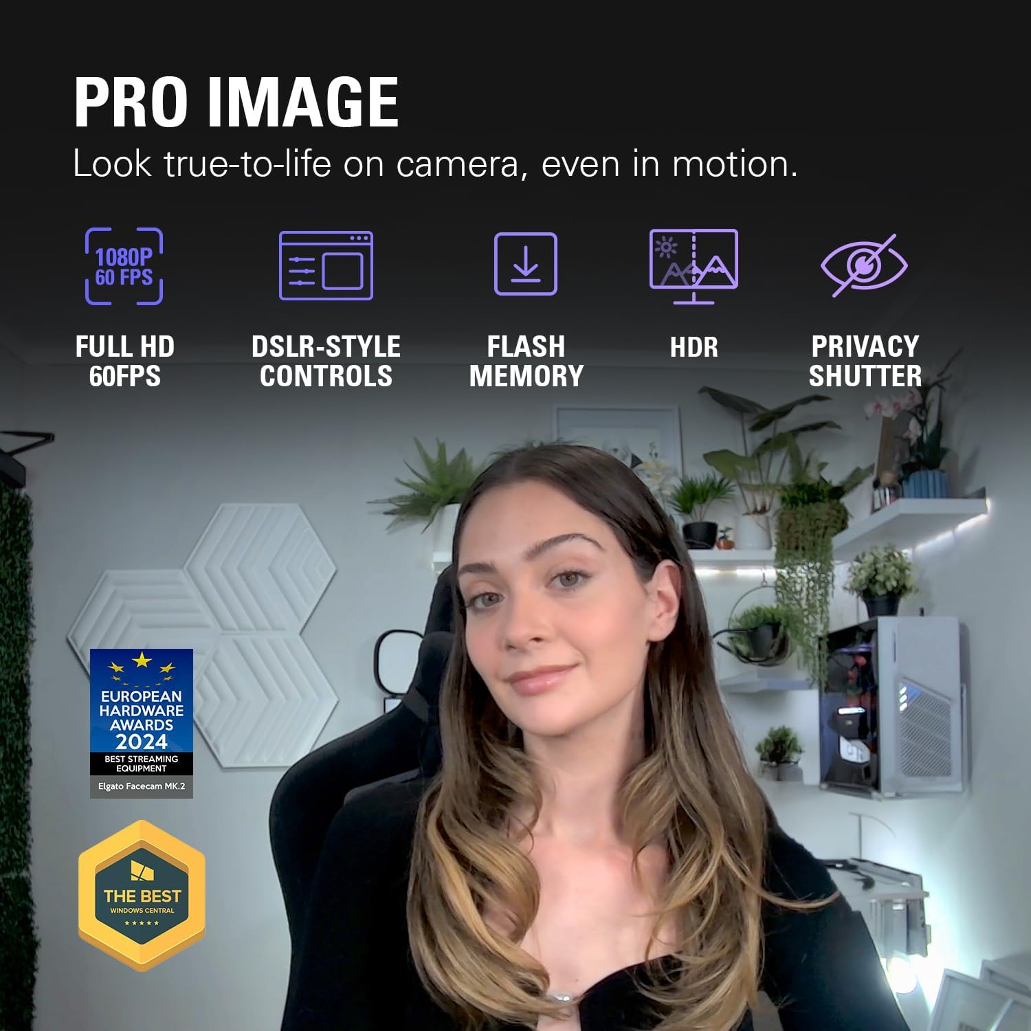 Thumbnail 1 de Elgato Facecam MK.2 Premium Webcam