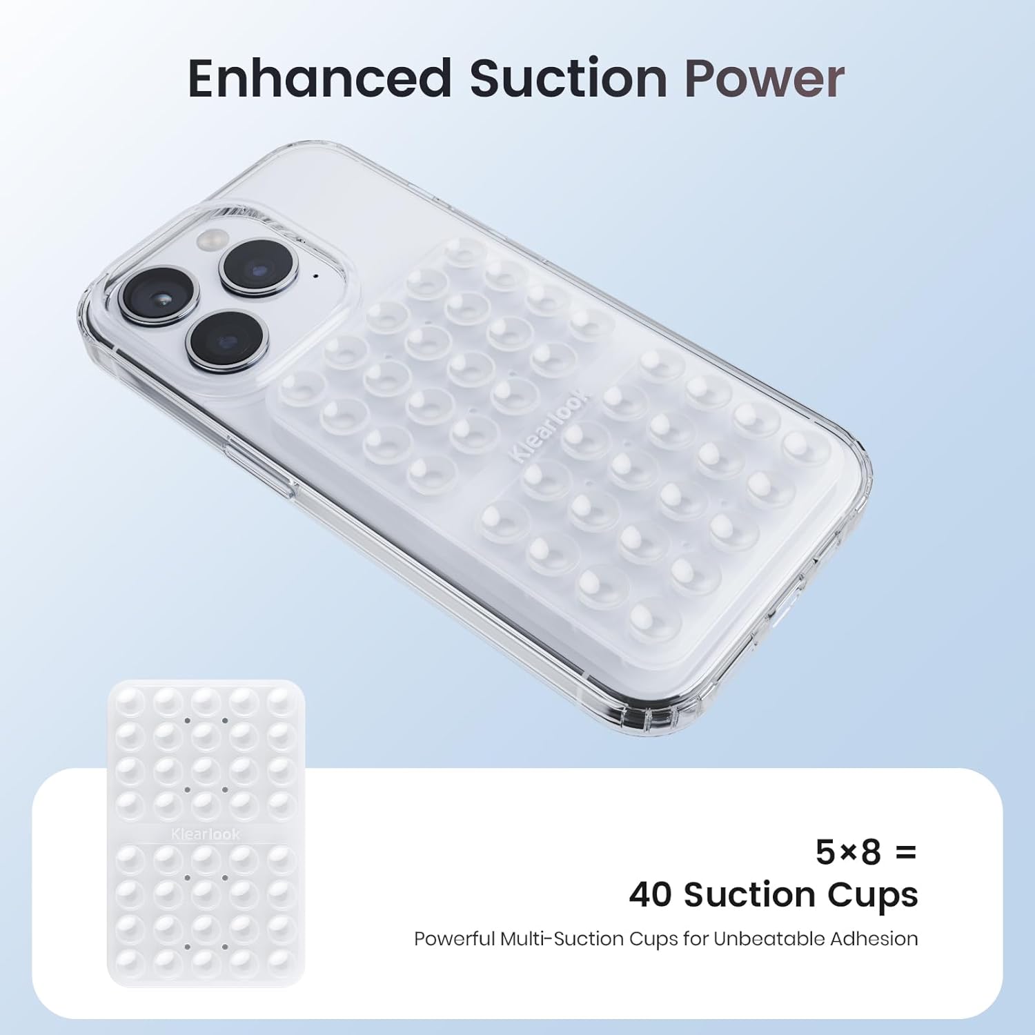 Thumbnail 2 de Klearlook Silicone Suction Cup Phone Mount 2pcs