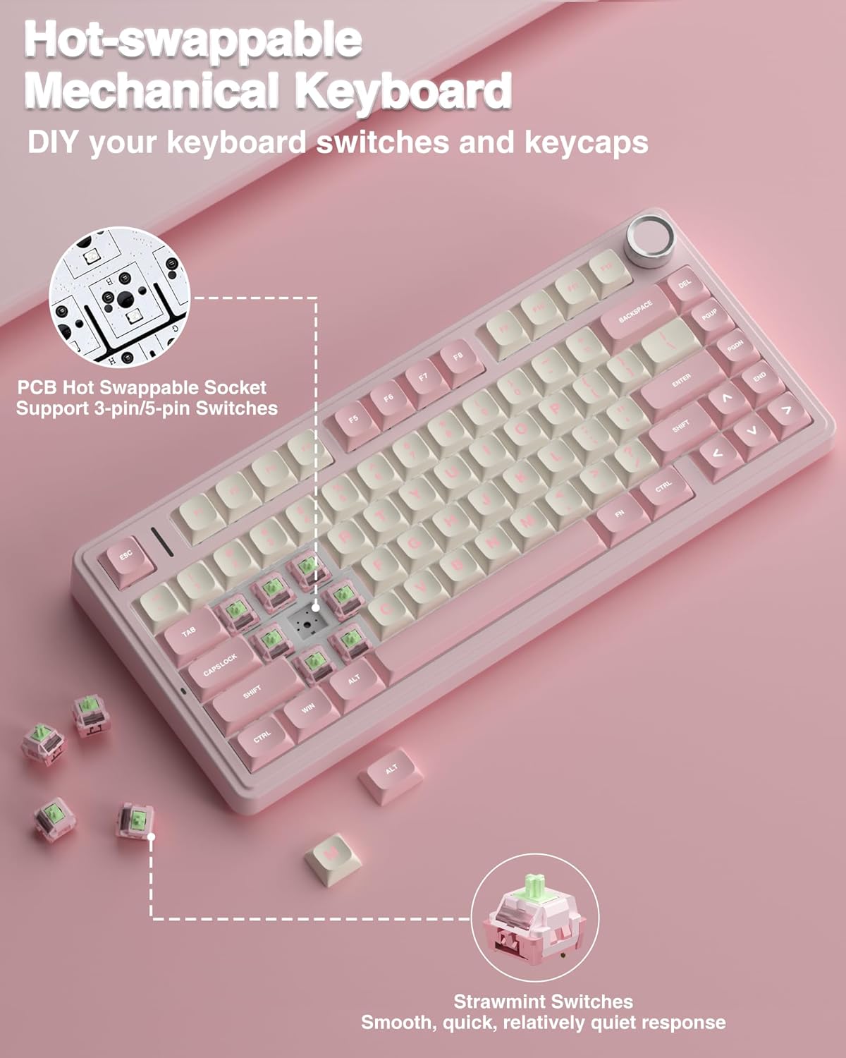 Thumbnail 4 de AULA F75 75% Wireless Mechanical Keyboard