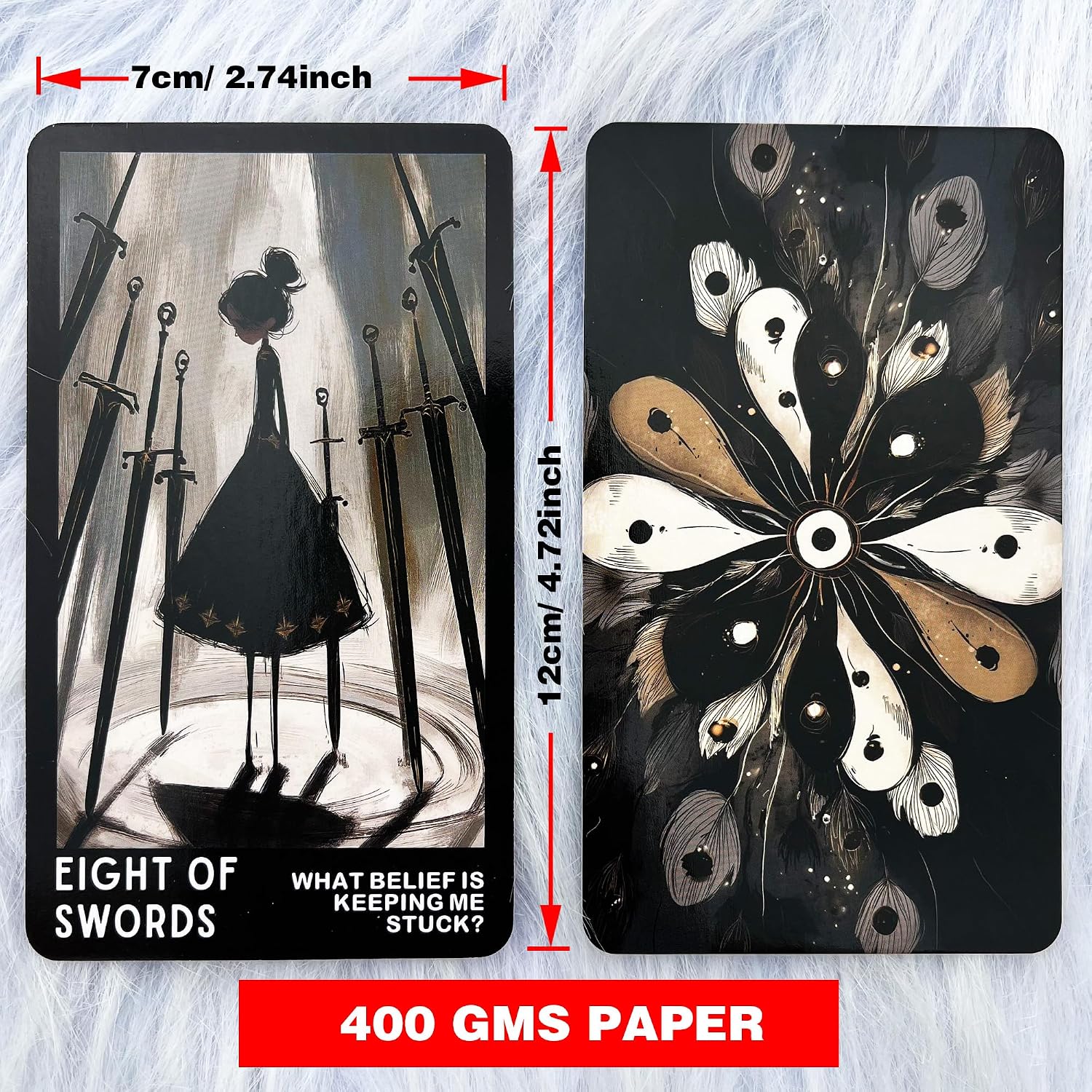 Detalle de Shadow Tarot Deck 78 Cards
