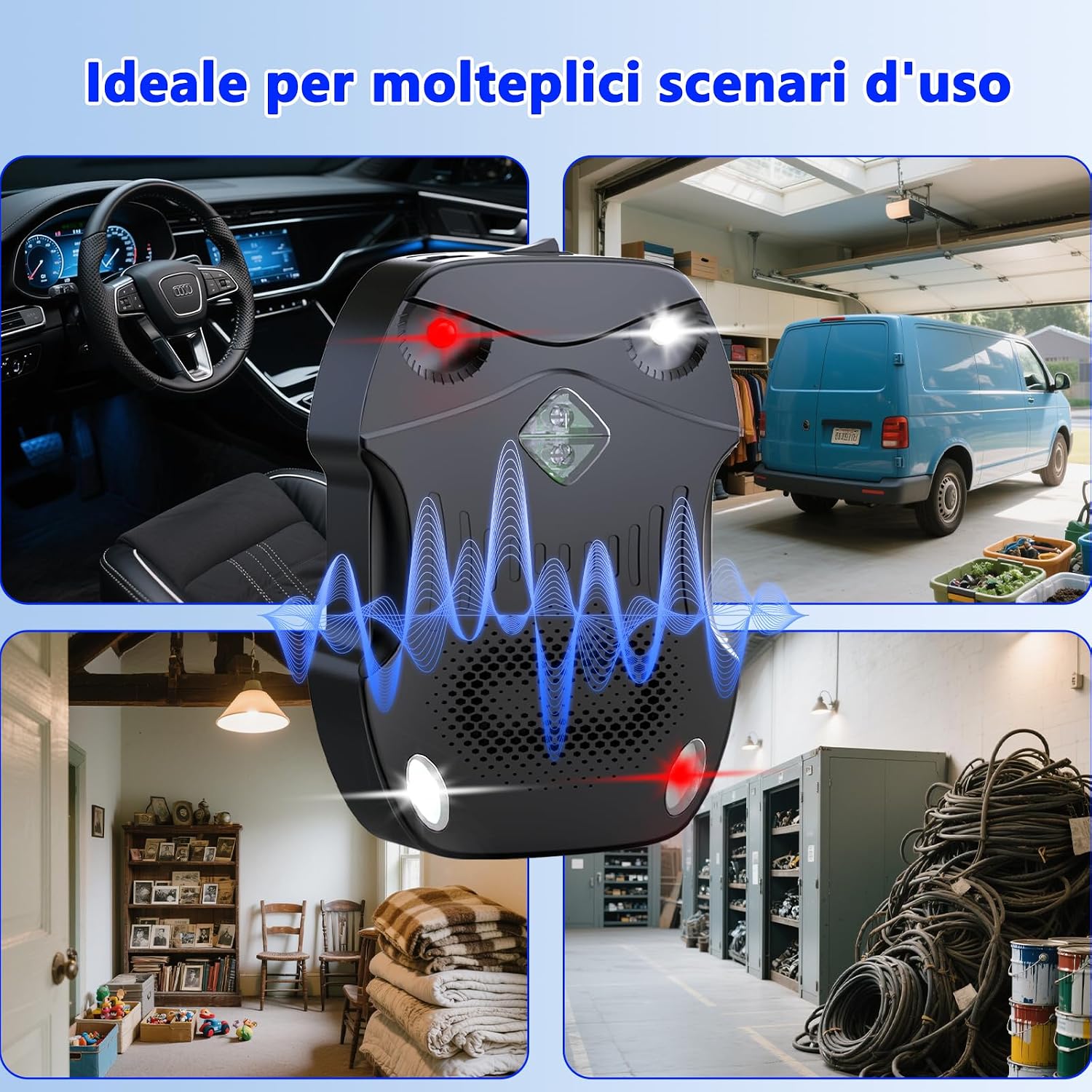 Thumbnail 6 de Morole Repellente Topi per Auto 50–80 m² 📢