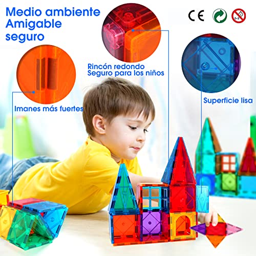 Detalle 2 de Katiago Bloques Construcción Magnéticos 64 Piezas 🧱