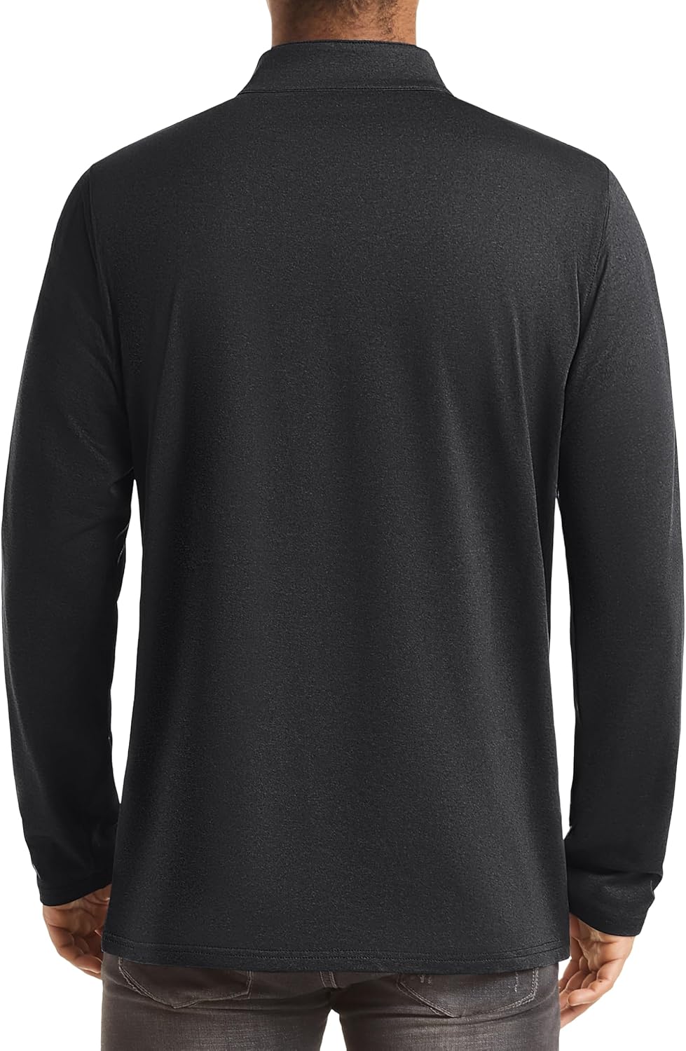 Thumbnail 1 de KEFITEVD men’s 1/4 zip fleece-lined pullover sweatshirt with stand collar