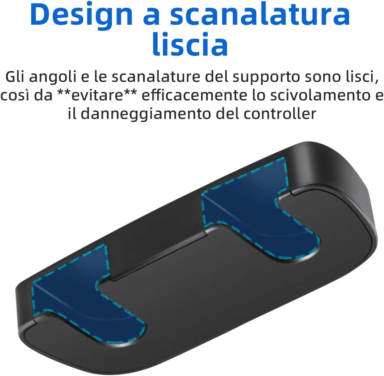 Thumbnail 5 de Tolesum Supporto porta joystick per PS5 e PS4: staffa da tavolo/orizzontale con nastro adesivo