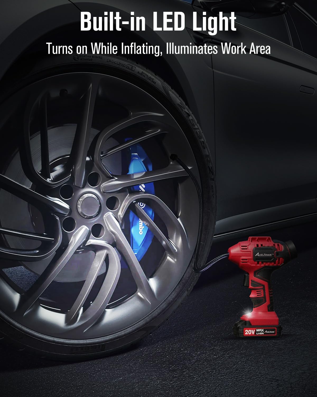 Thumbnail 4 de AVID POWER Tire Inflator 20V Portable Air Compressor