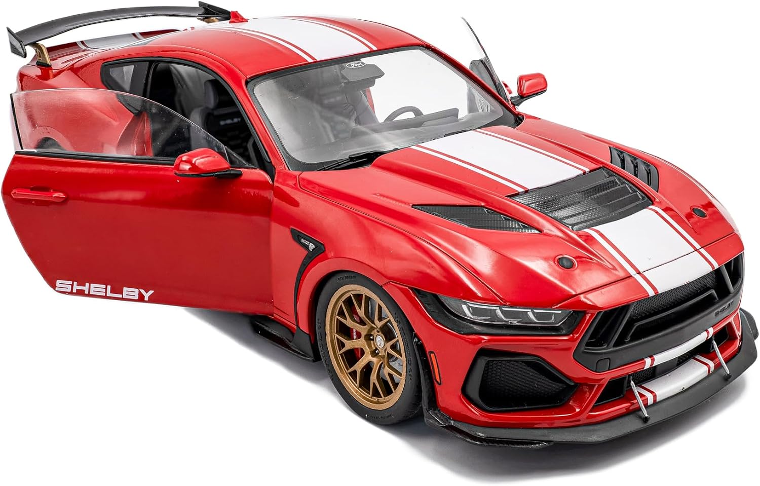 Thumbnail 6 de Solido Shelby Mustang Super Snake Race Red 2025 – metalowy model 1:18