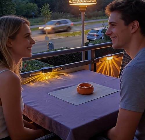 Thumbnail 5 de Lampada Solare da Parete per Esterni Aourow — confezione da 6 luci LED impermeabili IP65 per giardino, terrazza e recinzioni