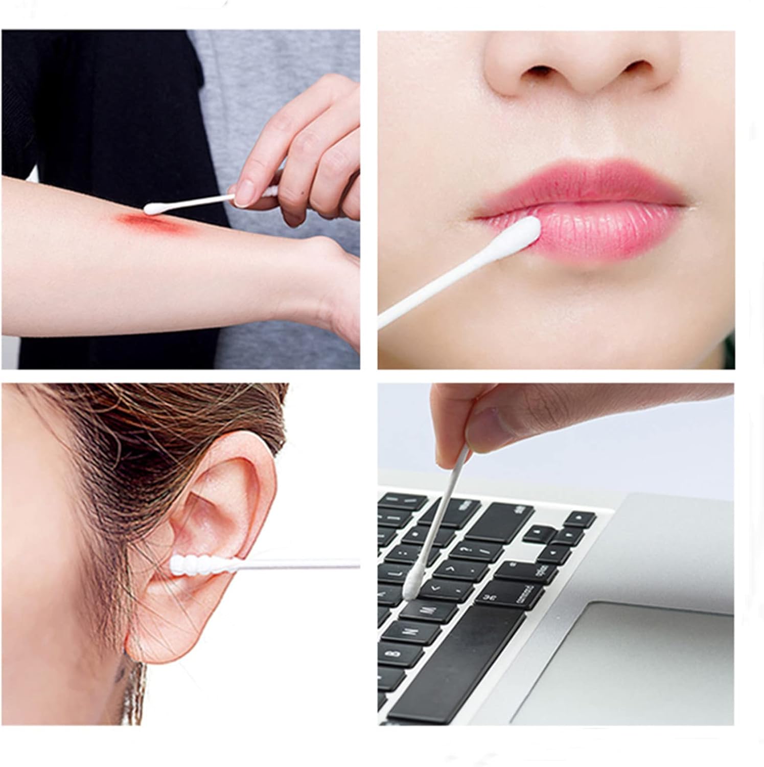 Thumbnail 2 de ZHIYE 600 Bamboo Cotton Buds 100 biodegradable cotton buds