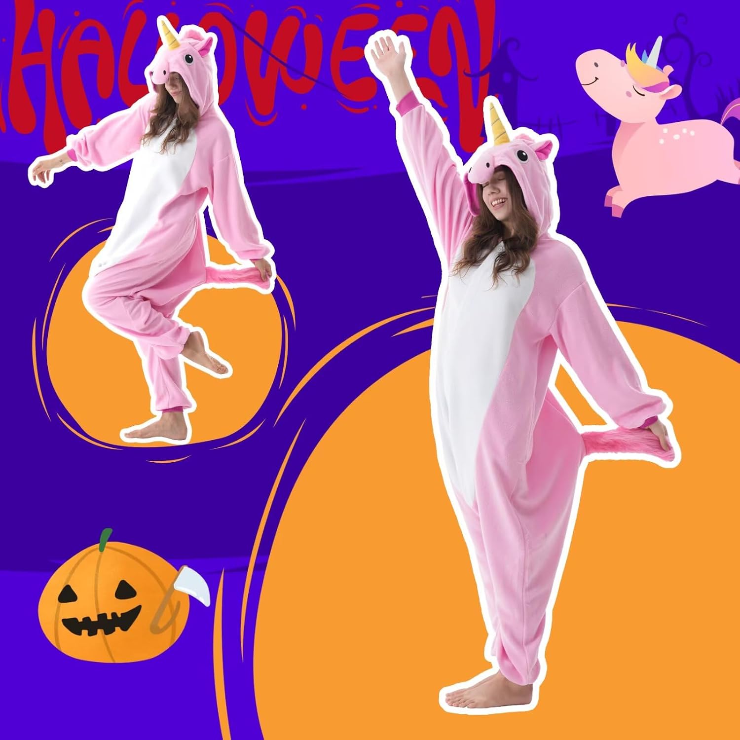 Detalle 2 de Veyryth Animal Onesie Pajamas, 100% Polyester