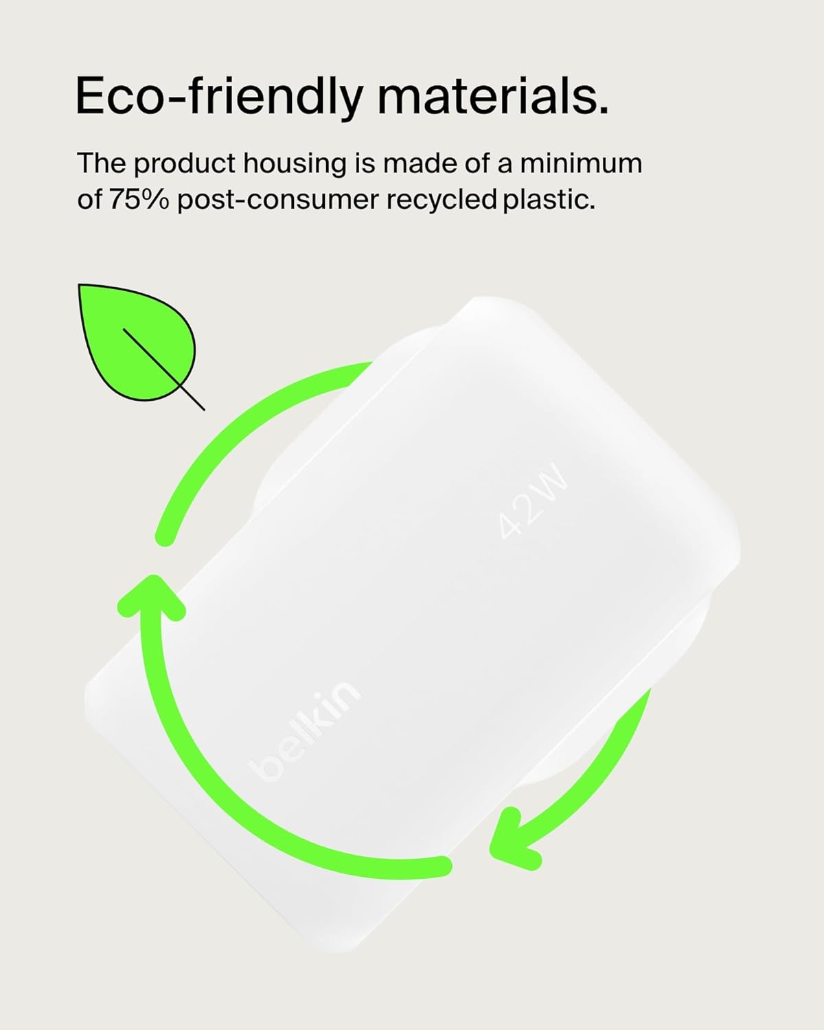 Thumbnail 6 de Belkin BoostCharge 42W Dual Port USB-C and USB-A Charger