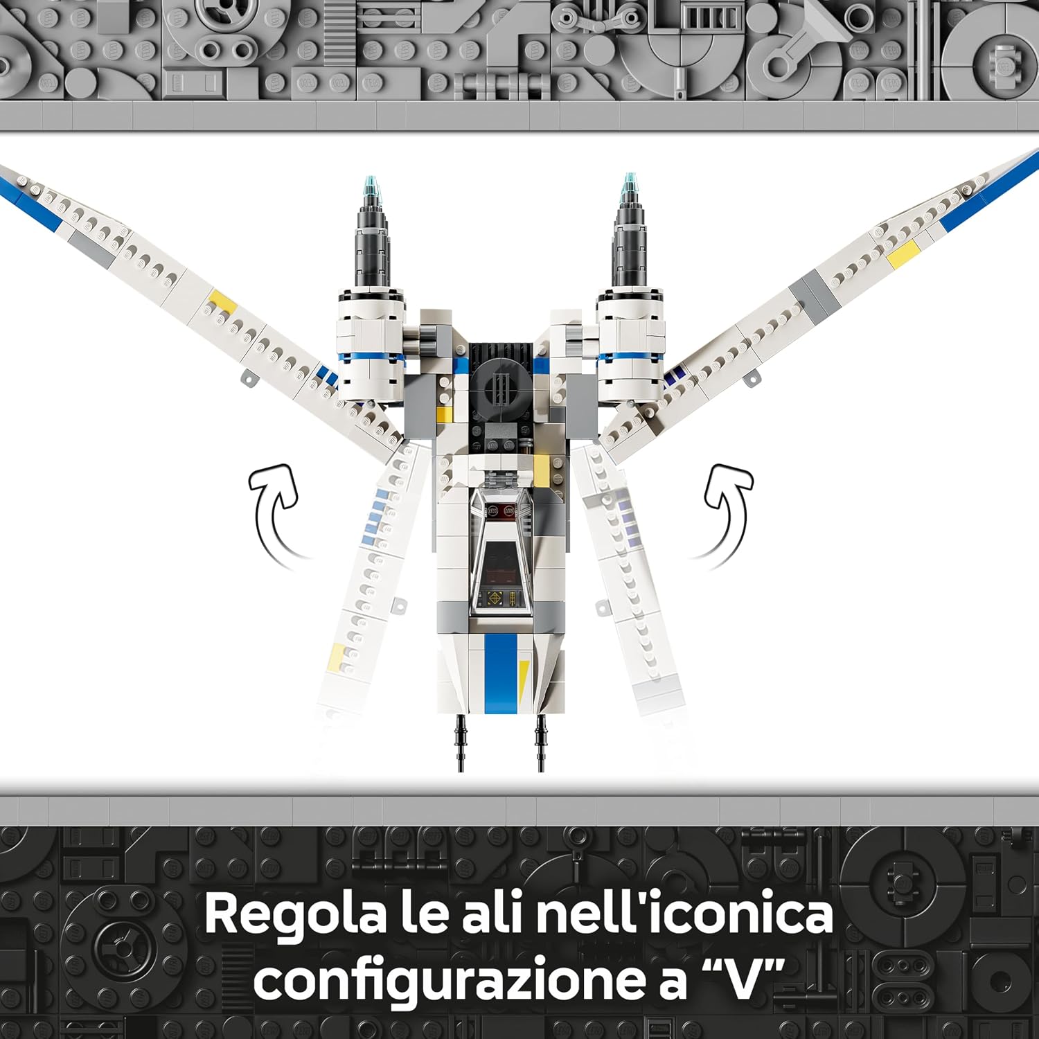 Detalle de LEGO 75399 U-Wing 8 anni 🧩